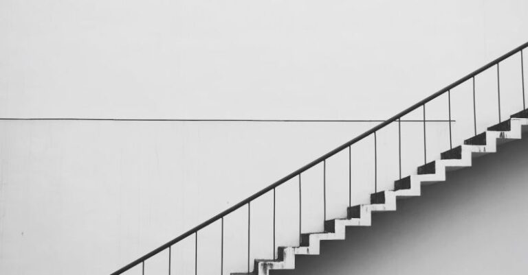 Steps - White Stairs Wallpaper