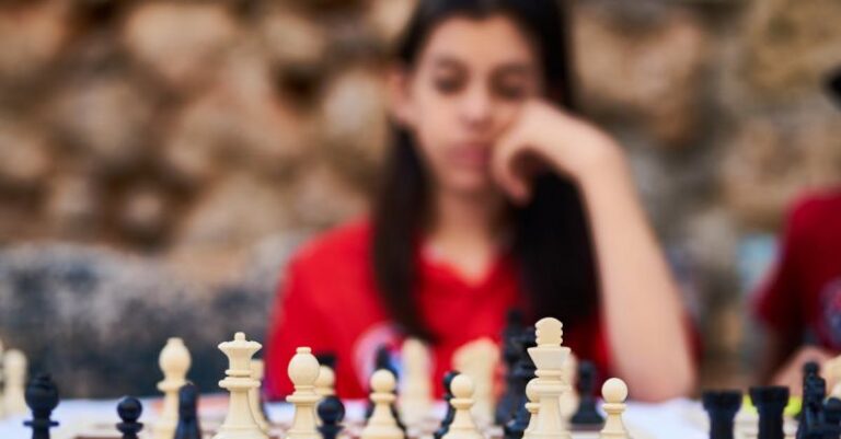 Decisions - Woman Playing Chess